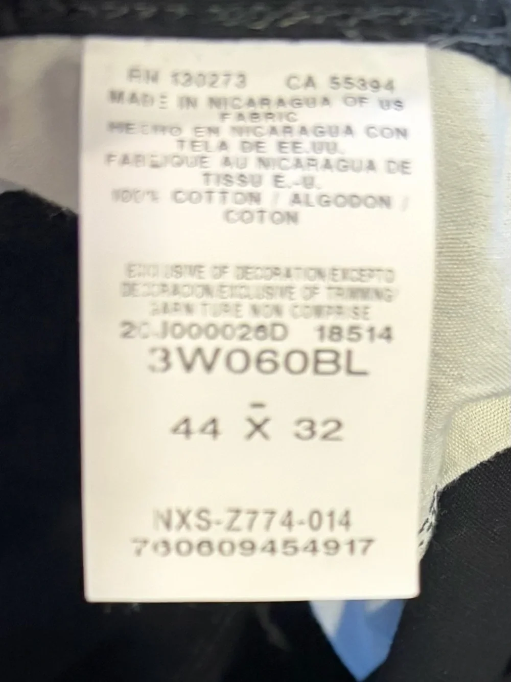 Wrangler Riggs Workwear Cargo Pants 44x32 Black Heavy Duty Utility Mens - Picture 5 of 10